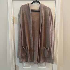 Barefoot Dreams Cozychic Lite Hooded Cardigan.  Size M.